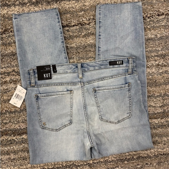 KUT From The Kloth High Rise Reese Ankle Straight Leg Jeans Sz 6 NWT | KUT Jean- - Picture 13 of 13